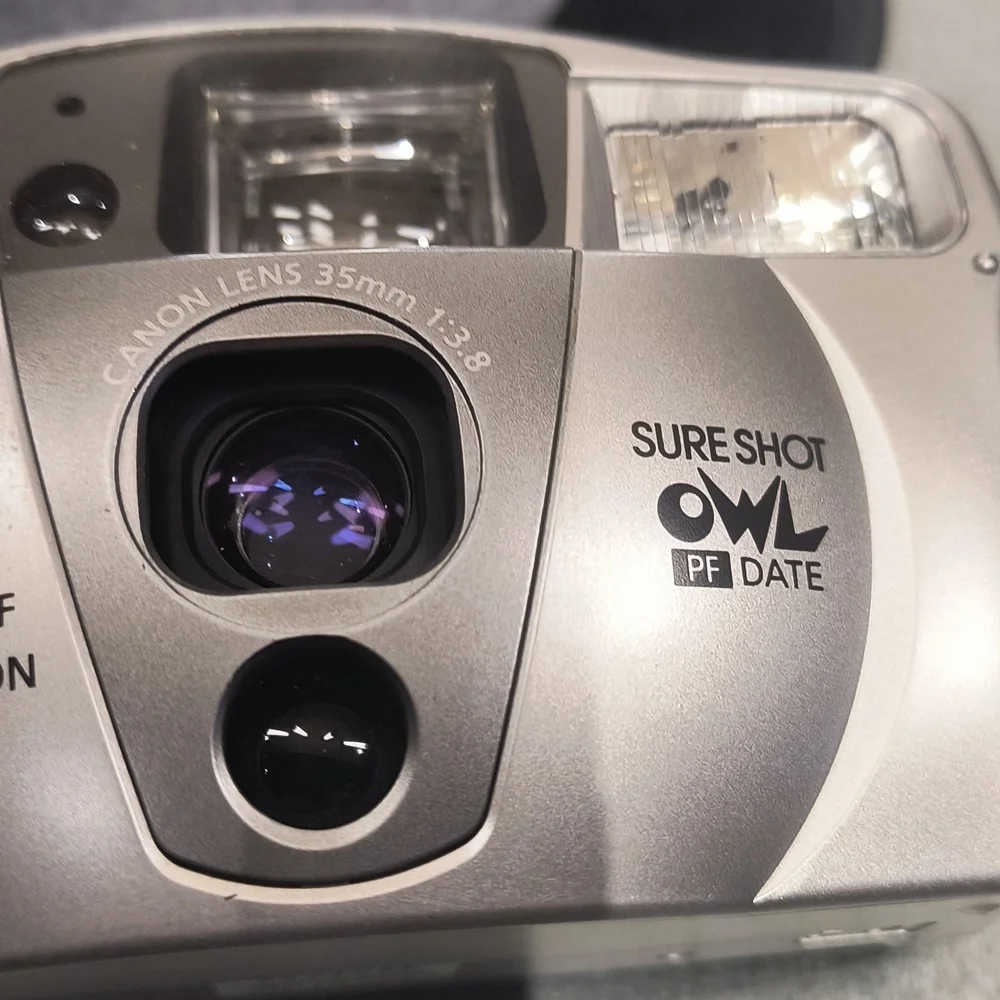 CANON Sure Shit OWL PF 33mm Camera With Case EUC
